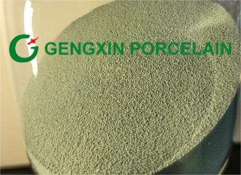 Red alumina granulated powder